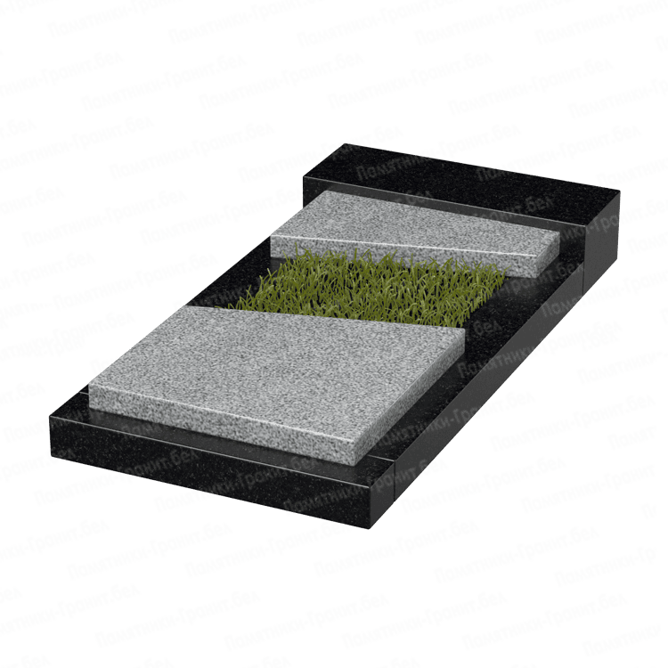 Гранитный цветник в Речица фотография